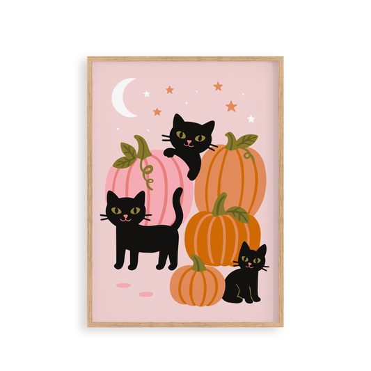 "Meow-loween" A4 Paint by Number Kit
