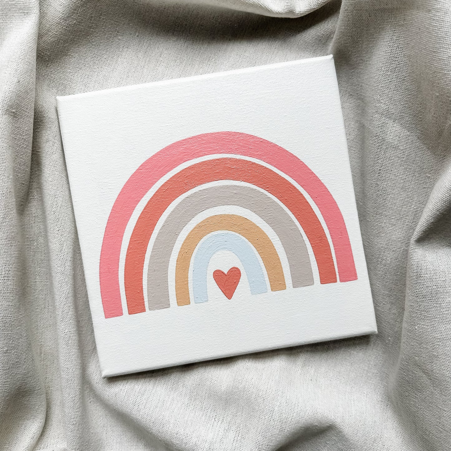 "Rainbow Love" 8x8 Paint by Number Kit