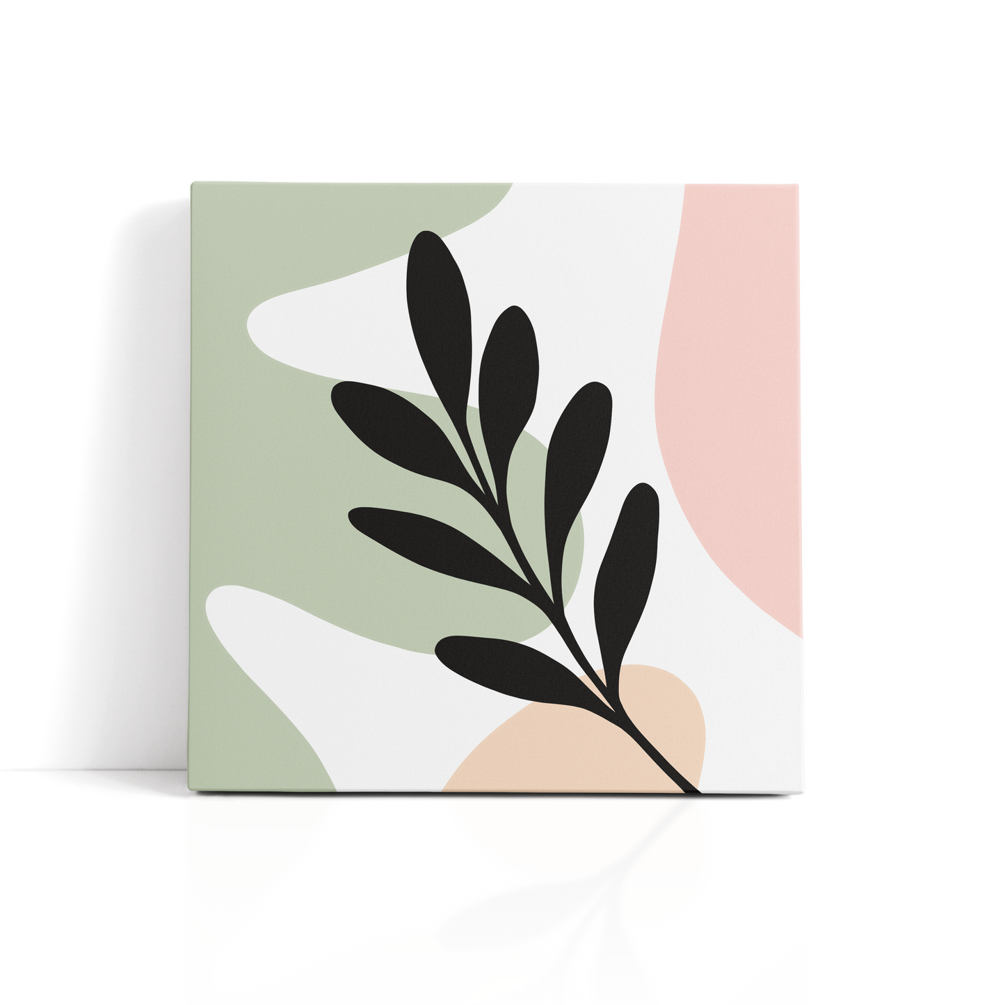 "Abstract Leaf" 8x8 Paint by Number Kit