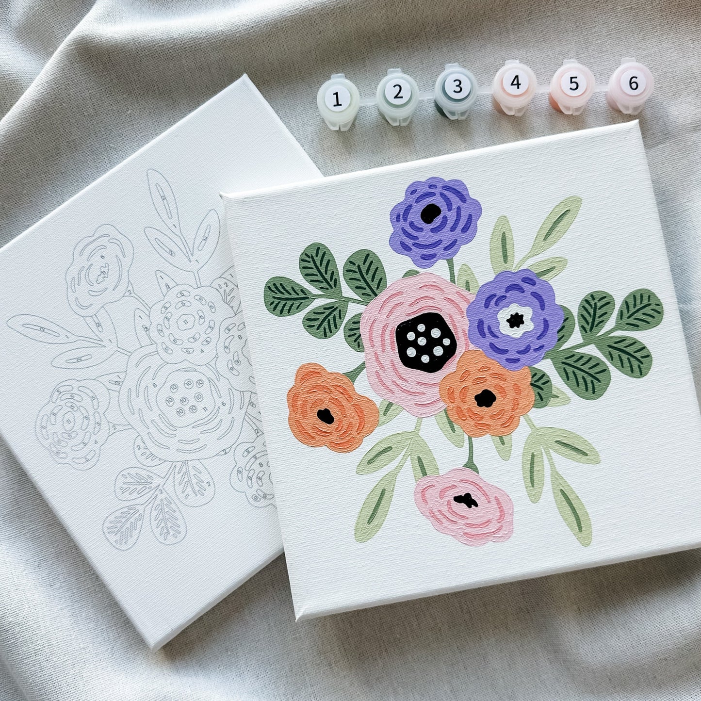 "First Impressions" 8x8 Paint by Number Kit