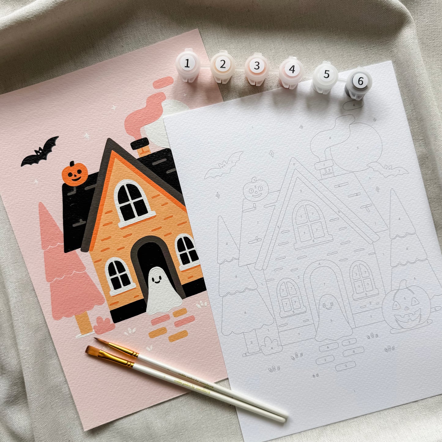 "Midnight Manor" A4 Paint by Number Kit