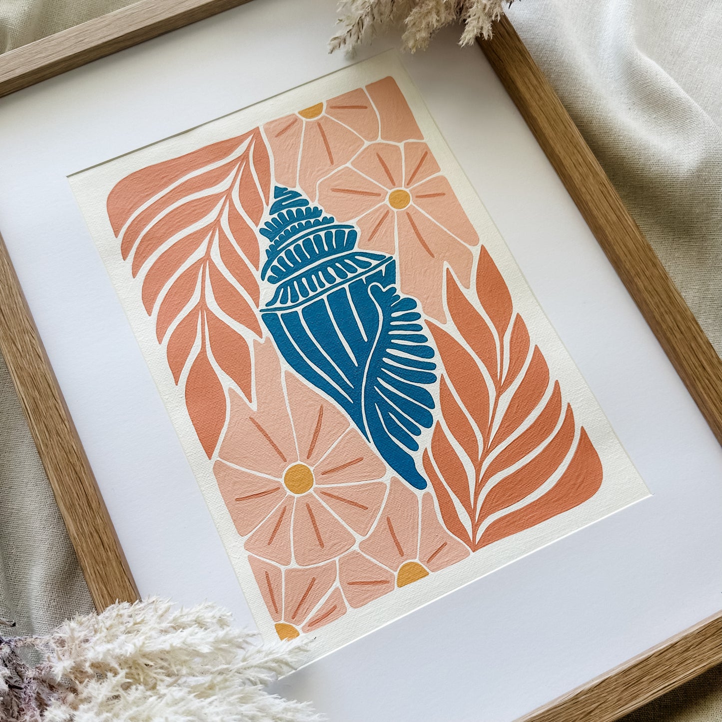 "Seashell" A4 Paint by Number Kit