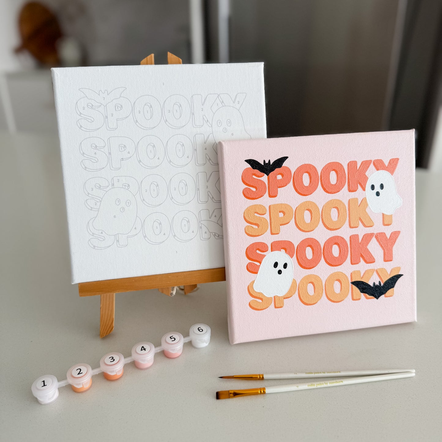 "Sweet & Spooky" 8x8 Paint by Number Kit