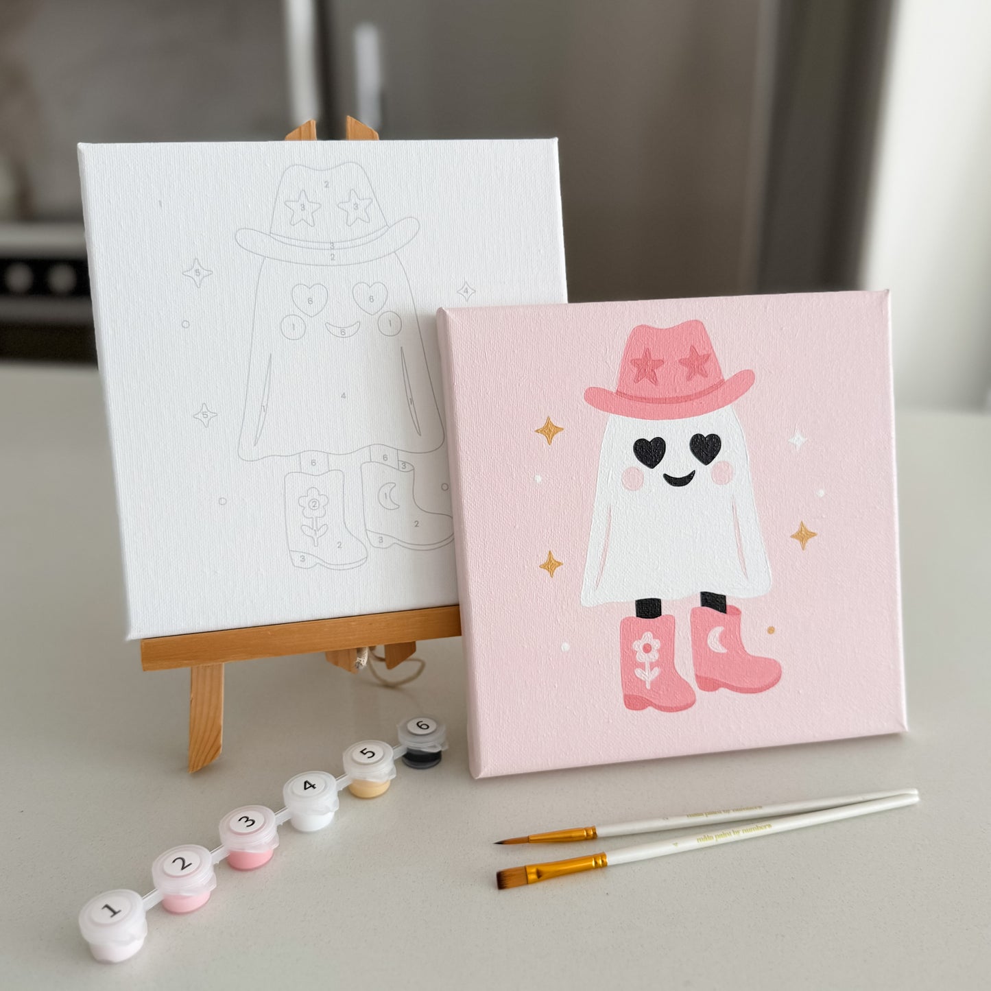 "Howdy Boo!" 8x8 Paint by Number Kit