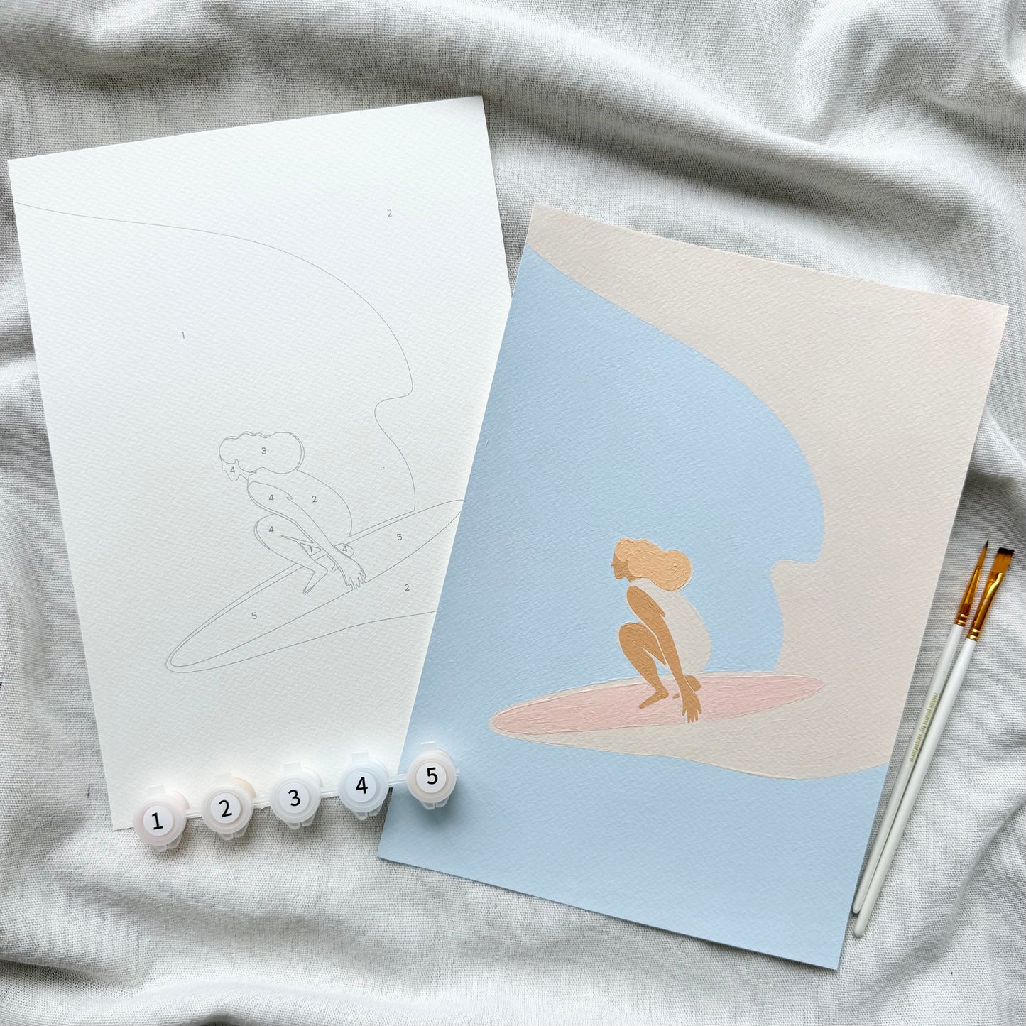 "Swell" A4 Paint by Number Kit