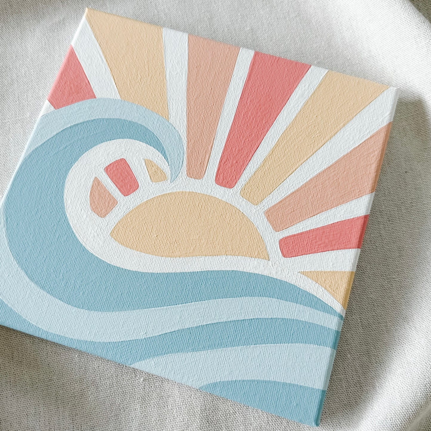 "Sun x Sea" 8x8 Paint by Number Kit