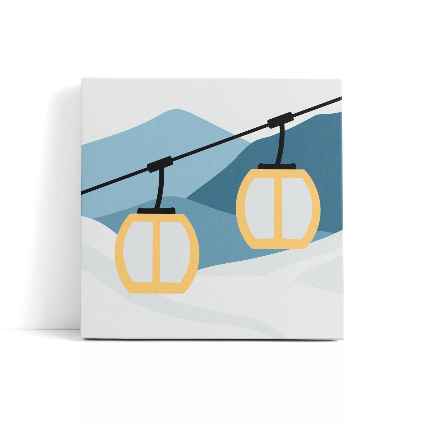 "Champagne Powder" 8x8 Paint by Number Kit