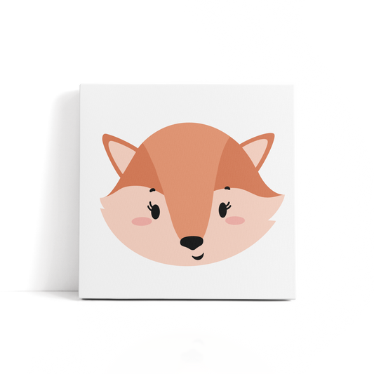 "Lil' Fox" 8x8  Paint by Number Kit
