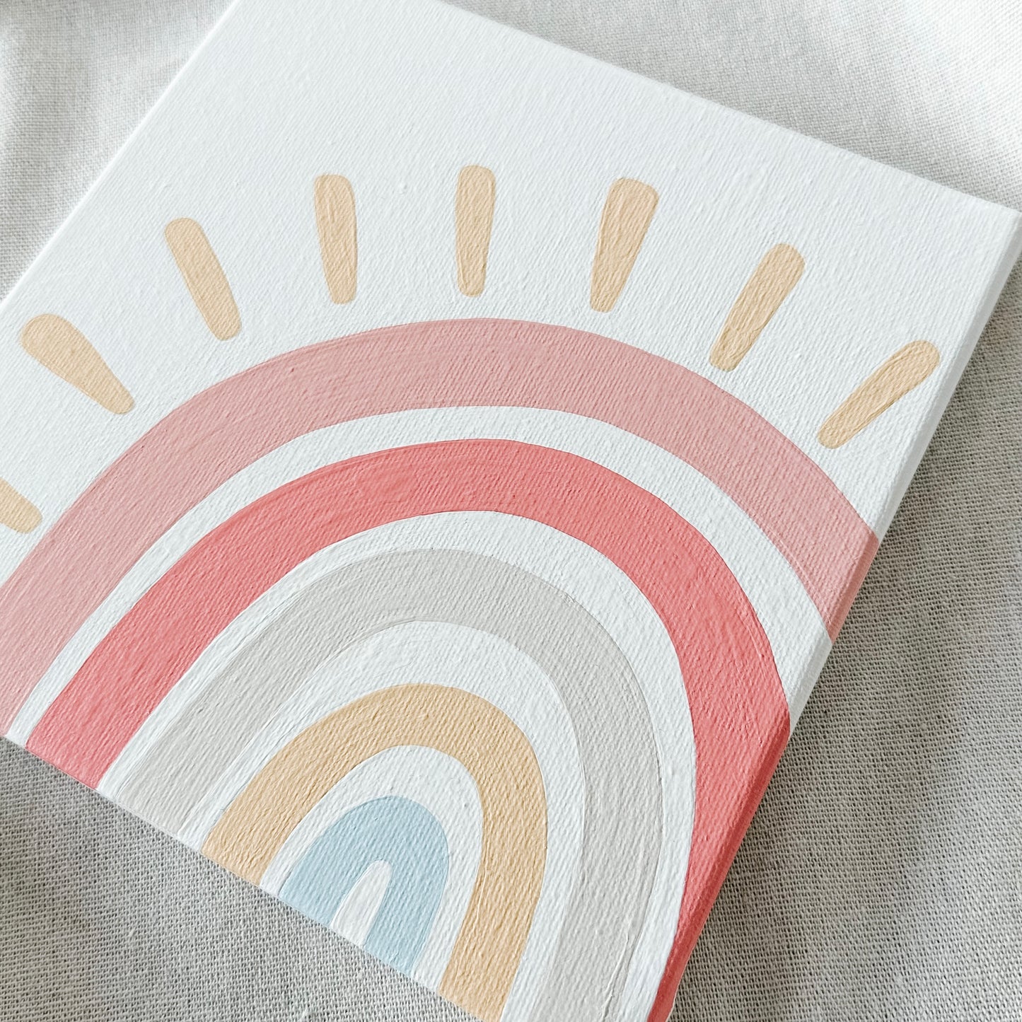 "Pastel Rainbow" 8x8 Paint by Number Kit