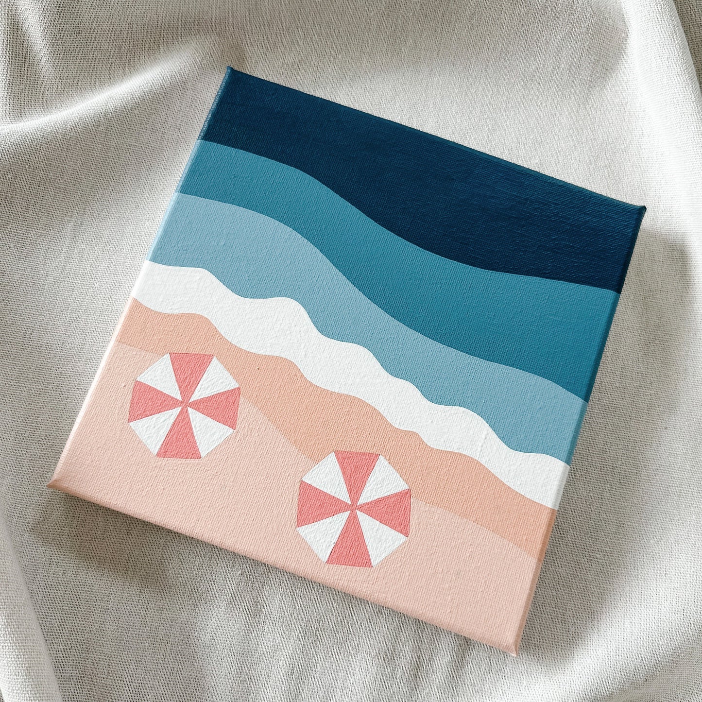 "Beach Days" 8x8 Paint by Number Kit