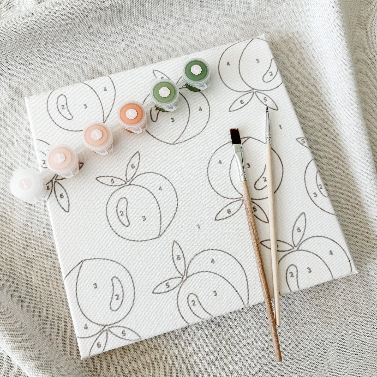 "Peachy Keen" 8x8 Paint by Number Kit