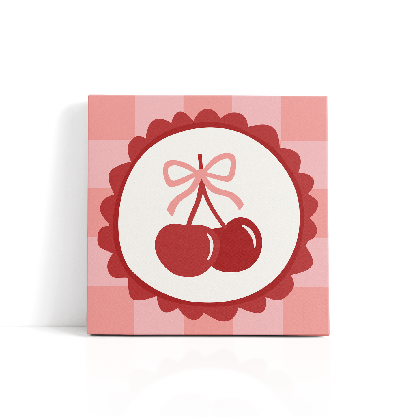 "Keep Calm & Cherry On" 8x8 Paint by Number Kit