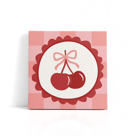 "Keep Calm & Cherry On" 8x8 Paint by Number Kit