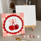 "Keep Calm & Cherry On" 8x8 Paint by Number Kit