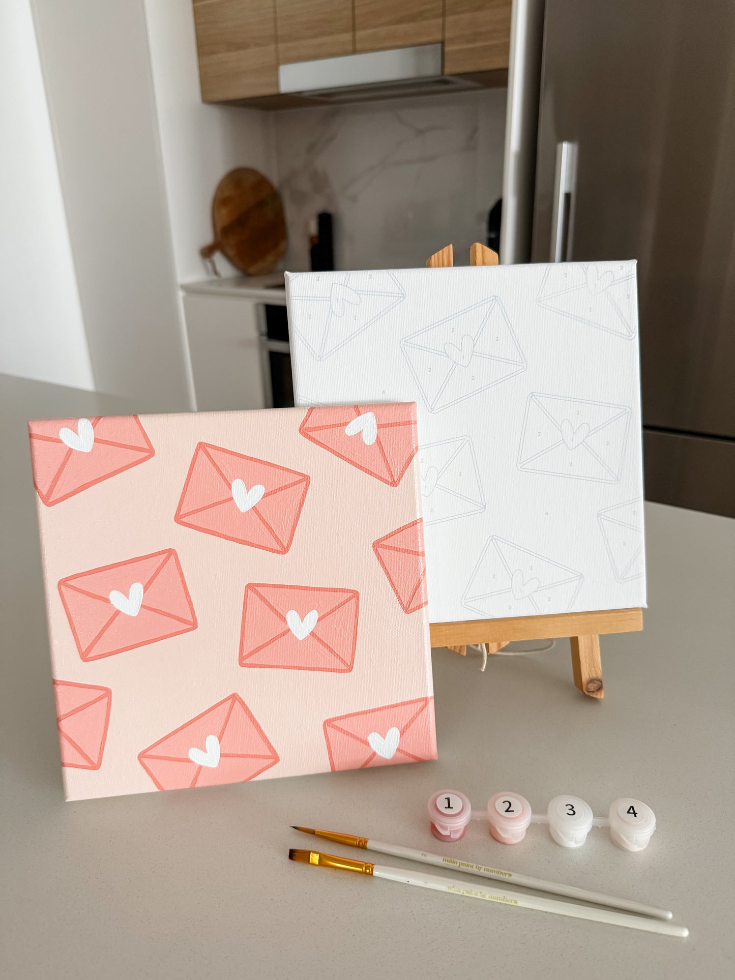 "Love Letters" 8x8 Paint by Number Kit