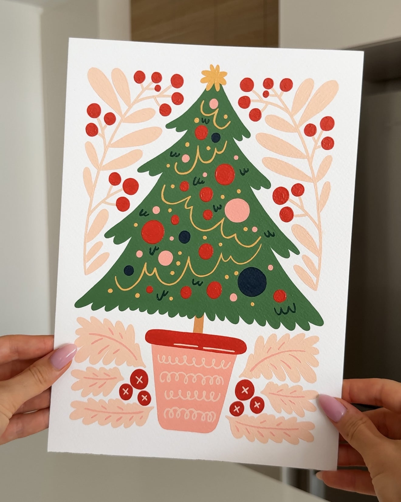 "O Christmas Tree" A4 Paint by Number Kit