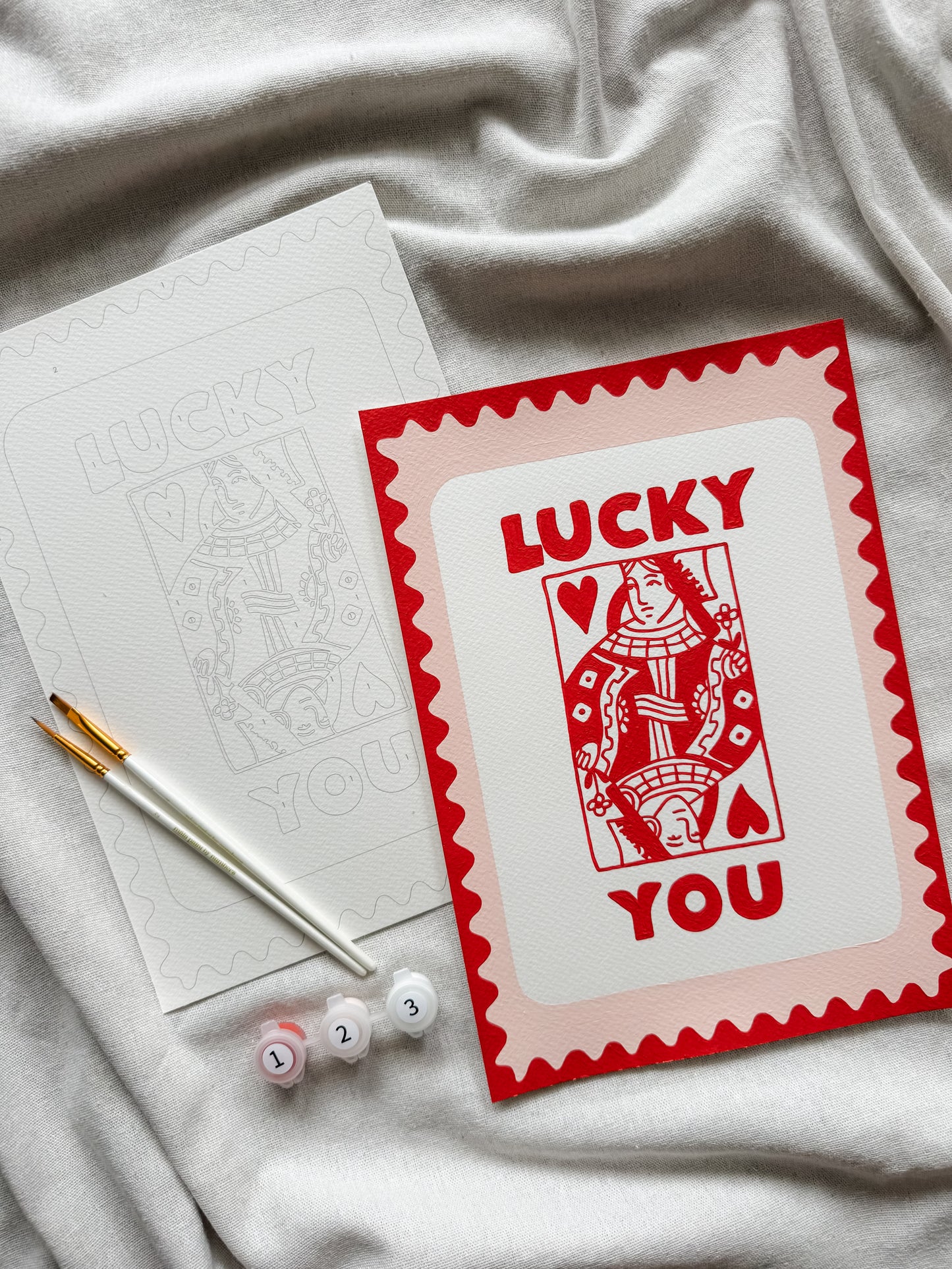"Lucky You" A4 Paint by Number Kit