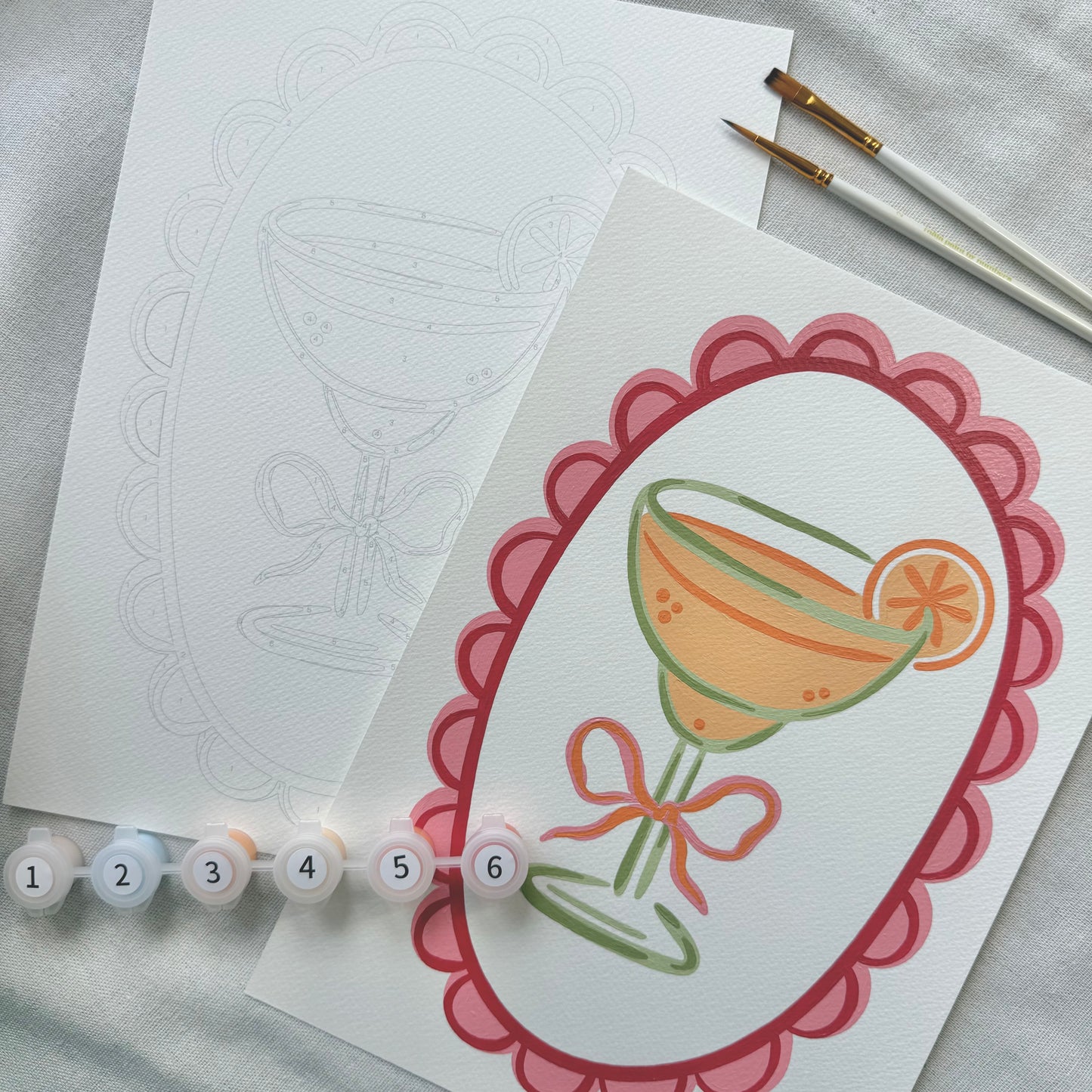 "Mango Marg" A4 Paint by Number Kit