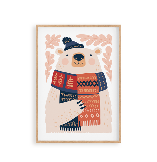 "Beary Cozy" A4 Paint by Number Kit