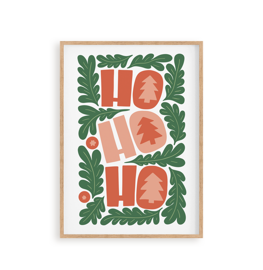 "HoHoHo" A4 Paint by Number Kit