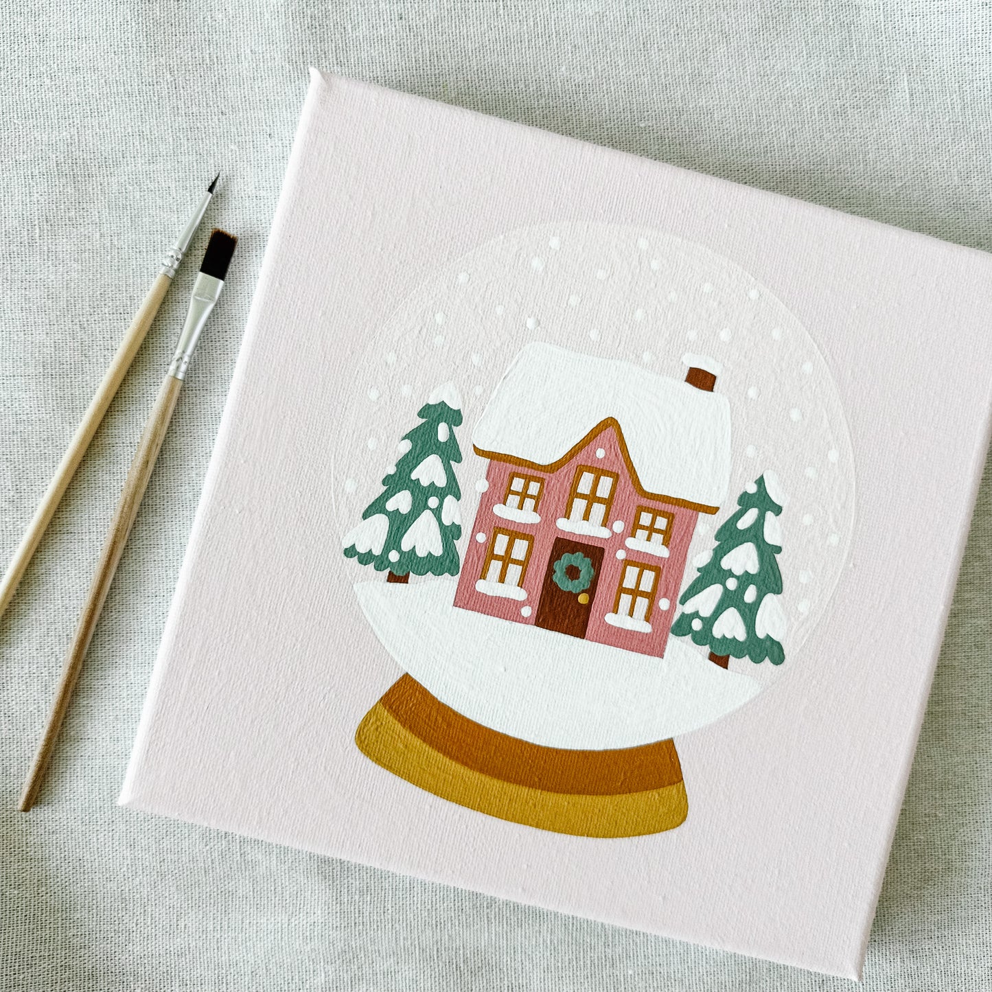 MÅLA x ASHLEIGH GREEN "Let it Snow" Paint by Number Kit